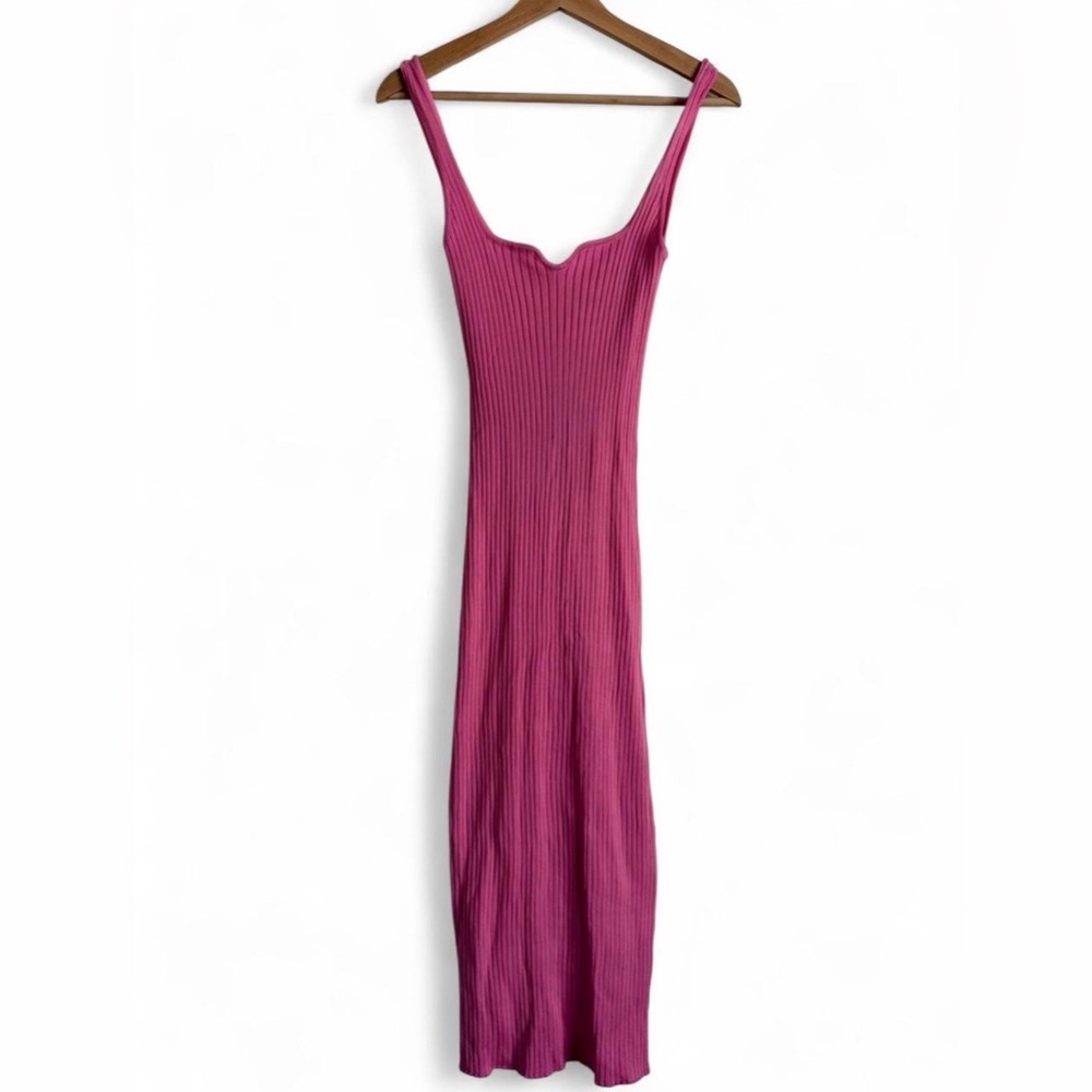 Fashion Nova Pink Midi Dress